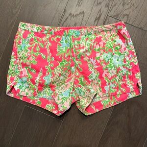 Lilly Pulitzer Adie Shortsin Flamingo Pink Southern Charm, 6